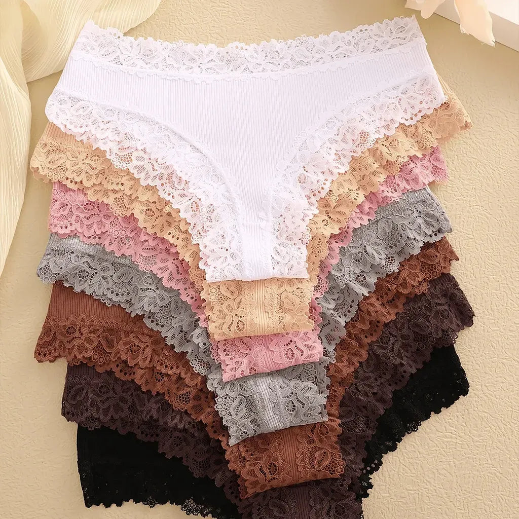 String CottonLace Dentelle [Antibactérien] - Achetez-en 4 recevez-en 8